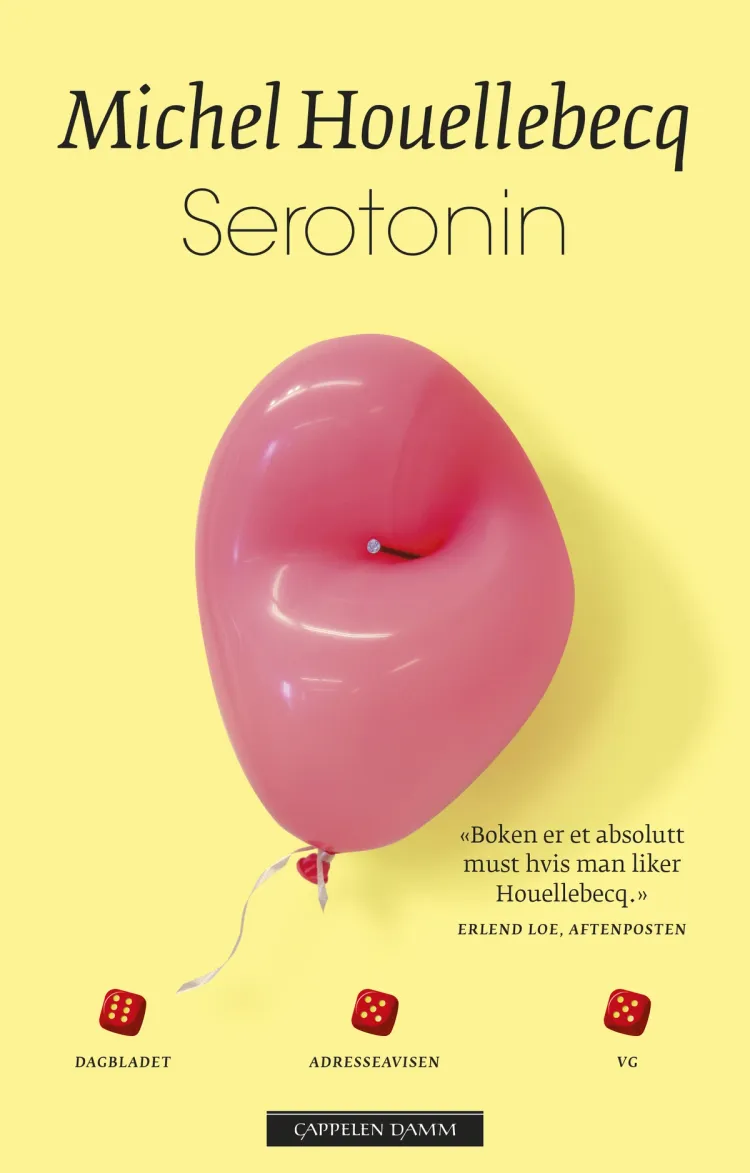Omslag Serotonin av Michel Houellebecq (Innbundet)