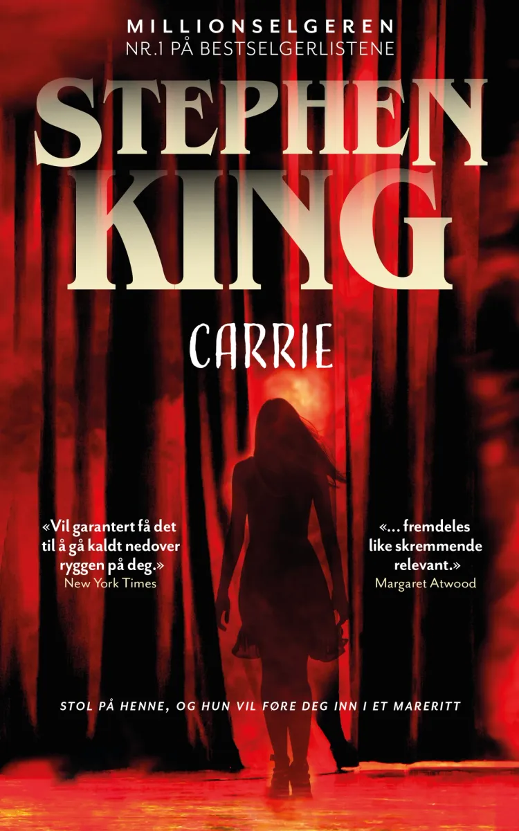 Omslag Carrie av Stephen King (Heftet)