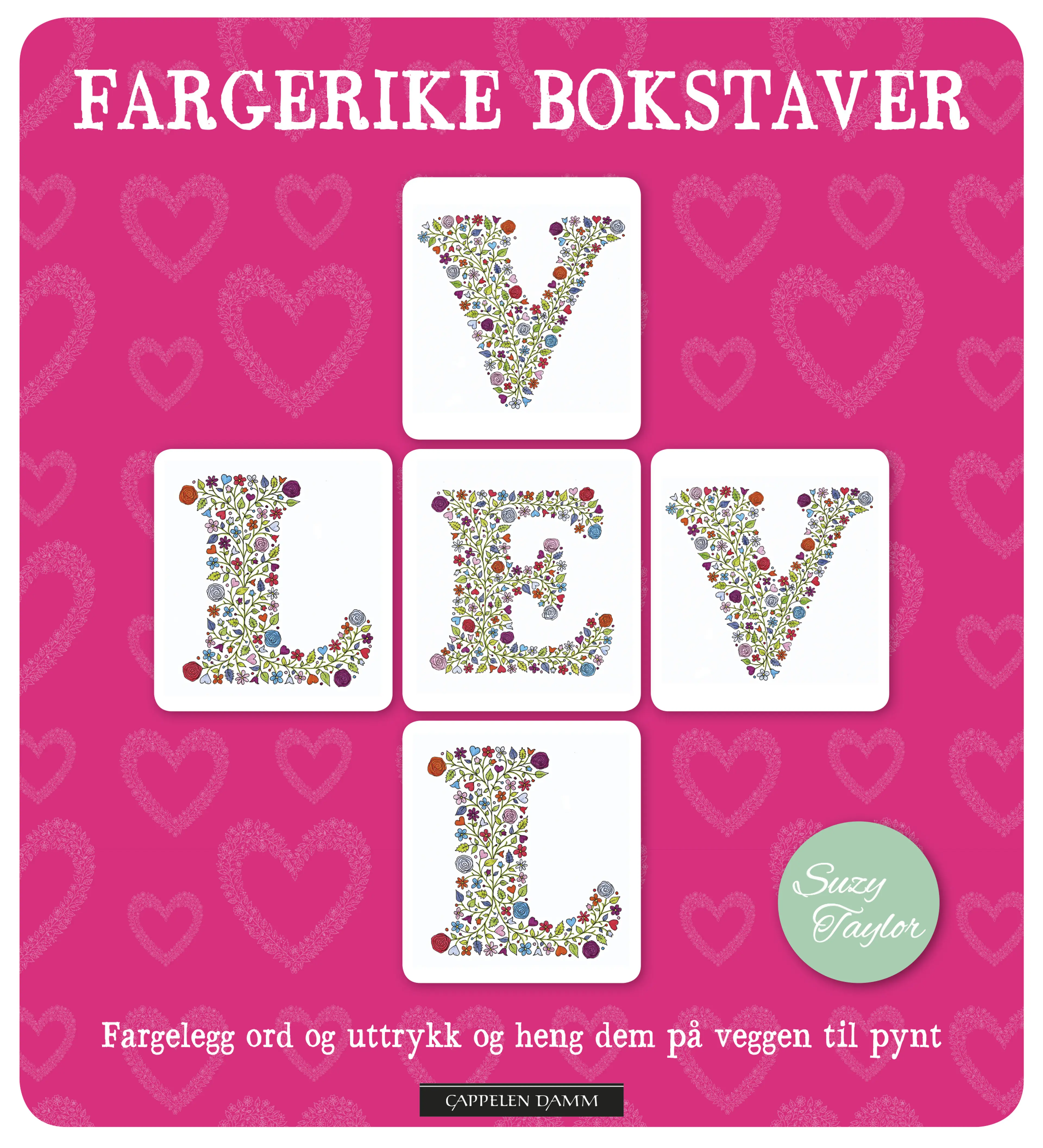Omslag Fargerike bokstaver (Heftet)