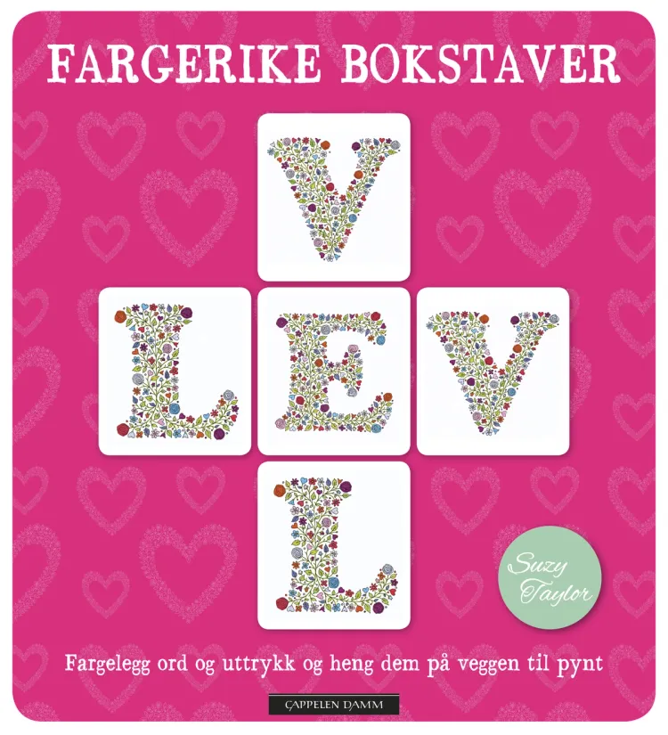 Omslag Fargerike bokstaver (Heftet)