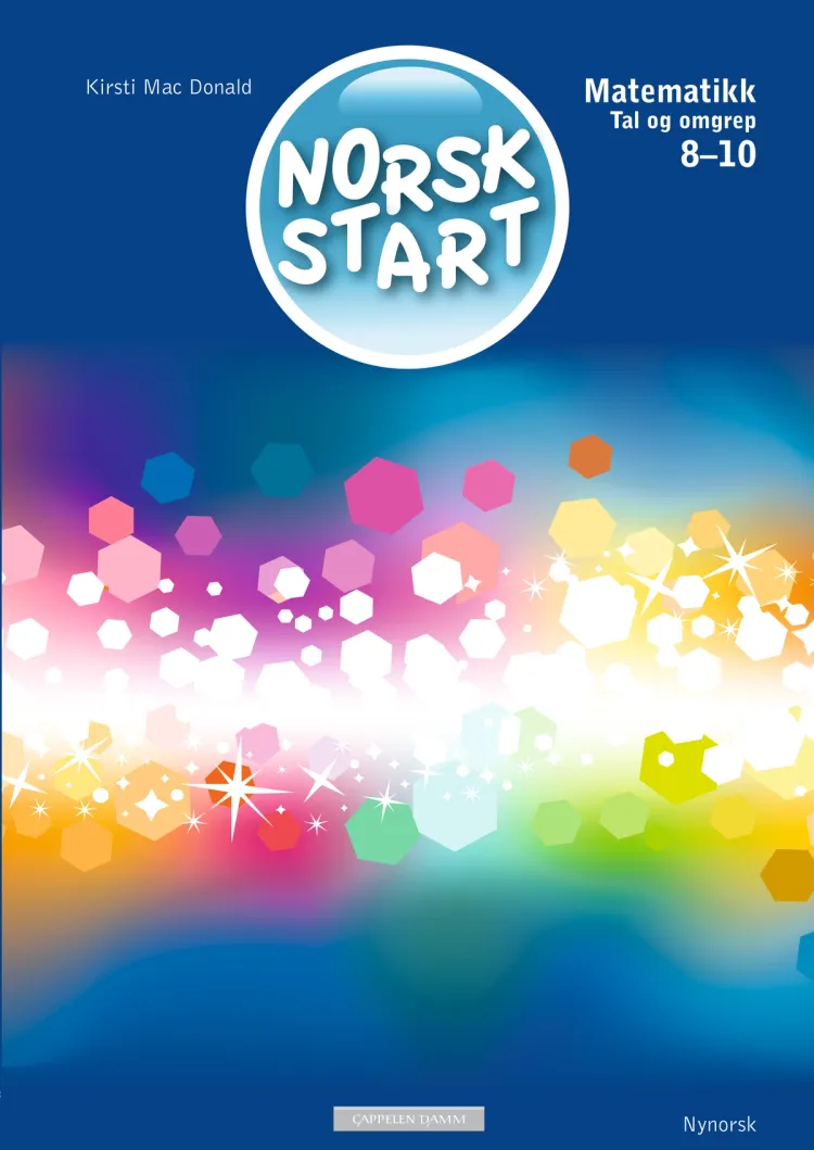 Omslag Norsk start 8-10 Matematikk av Kirsti Mac Donald (Heftet)