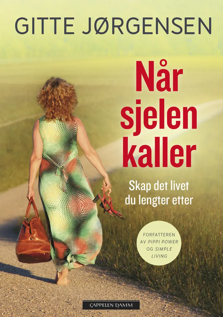 Omslag Når sjelen kaller av Gitte Jørgensen (Innbundet)