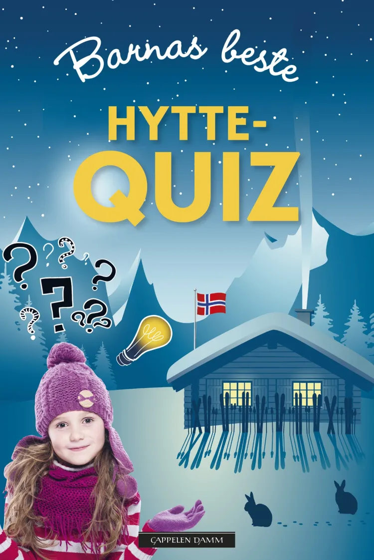 Omslag Barnas beste hyttequiz av Camilla Stendov (red.) (Heftet)