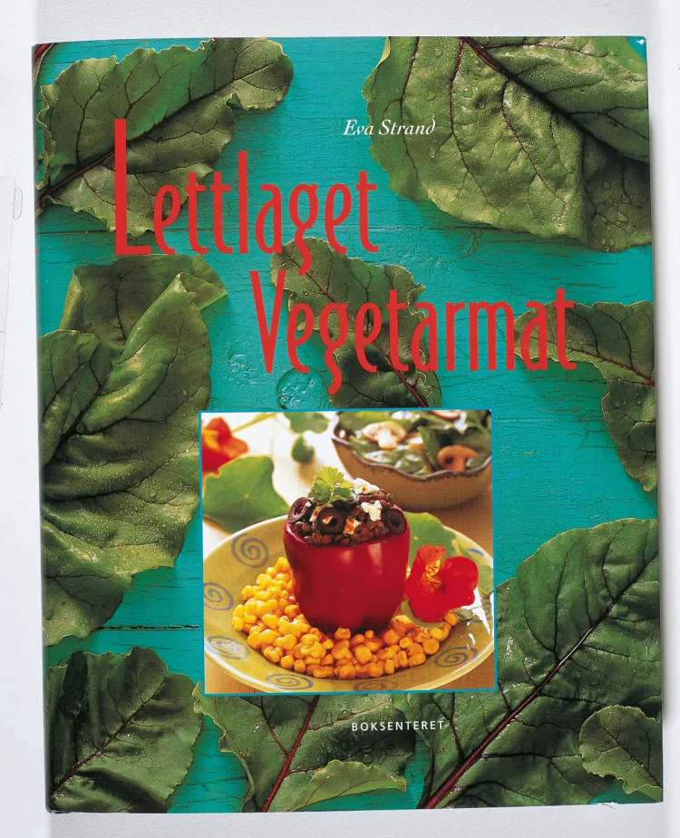 Omslag Lettlaget vegetarmat av Eva Strand (Innbundet)