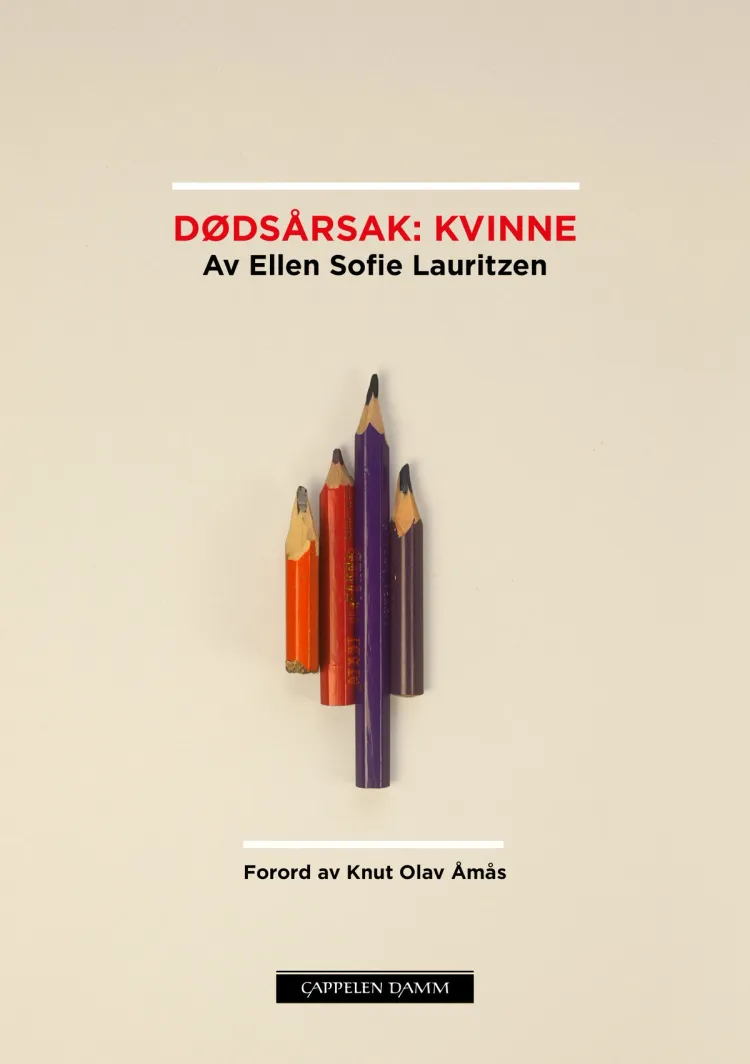 Omslag Dødsårsak: kvinne av Ellen Sofie Lauritzen (Ebok)