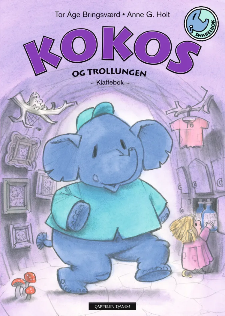 Omslag Kokos og trollungen av Tor Åge Bringsværd og Anne G. Holt (Innbundet)