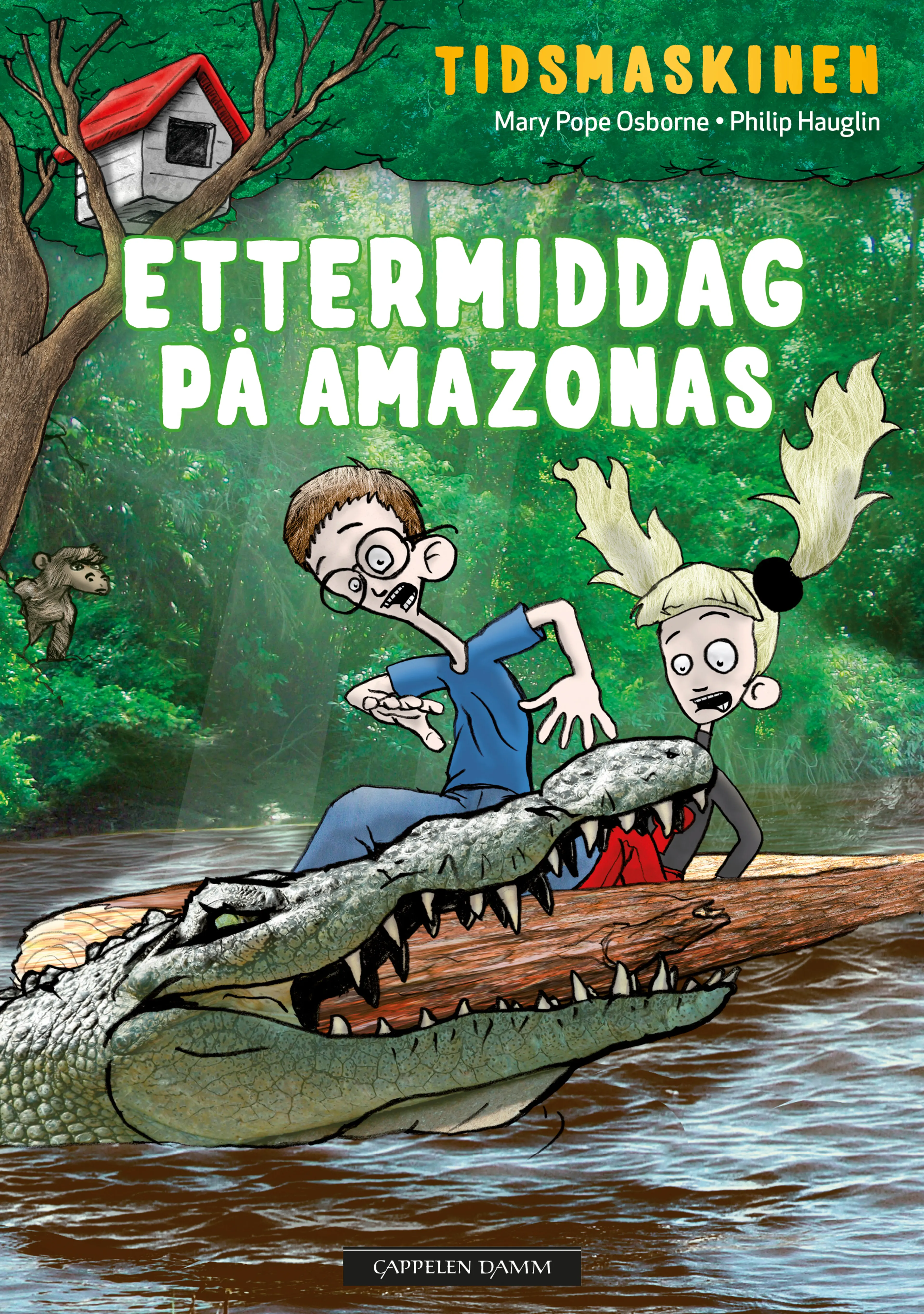 Omslag Ettermiddag på Amazonas av Mary Pope Osborne (Innbundet)