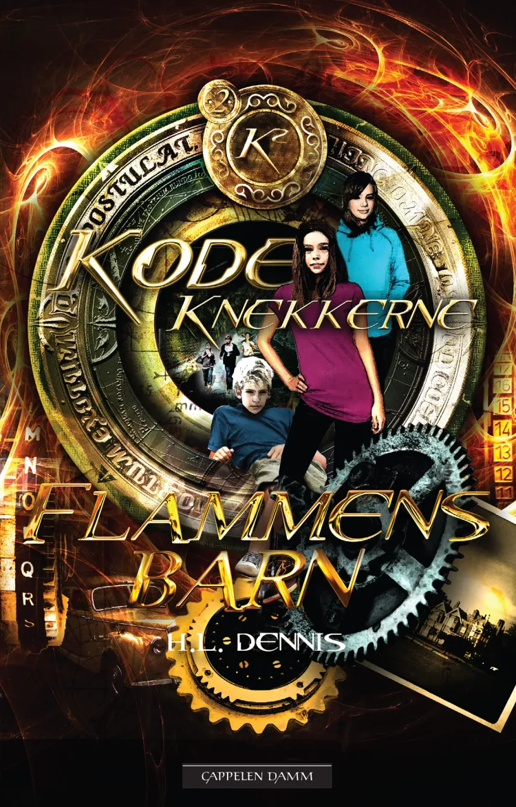 Omslag Kodeknekkerne - Flammens barn av H.L. Dennis (Ebok)
