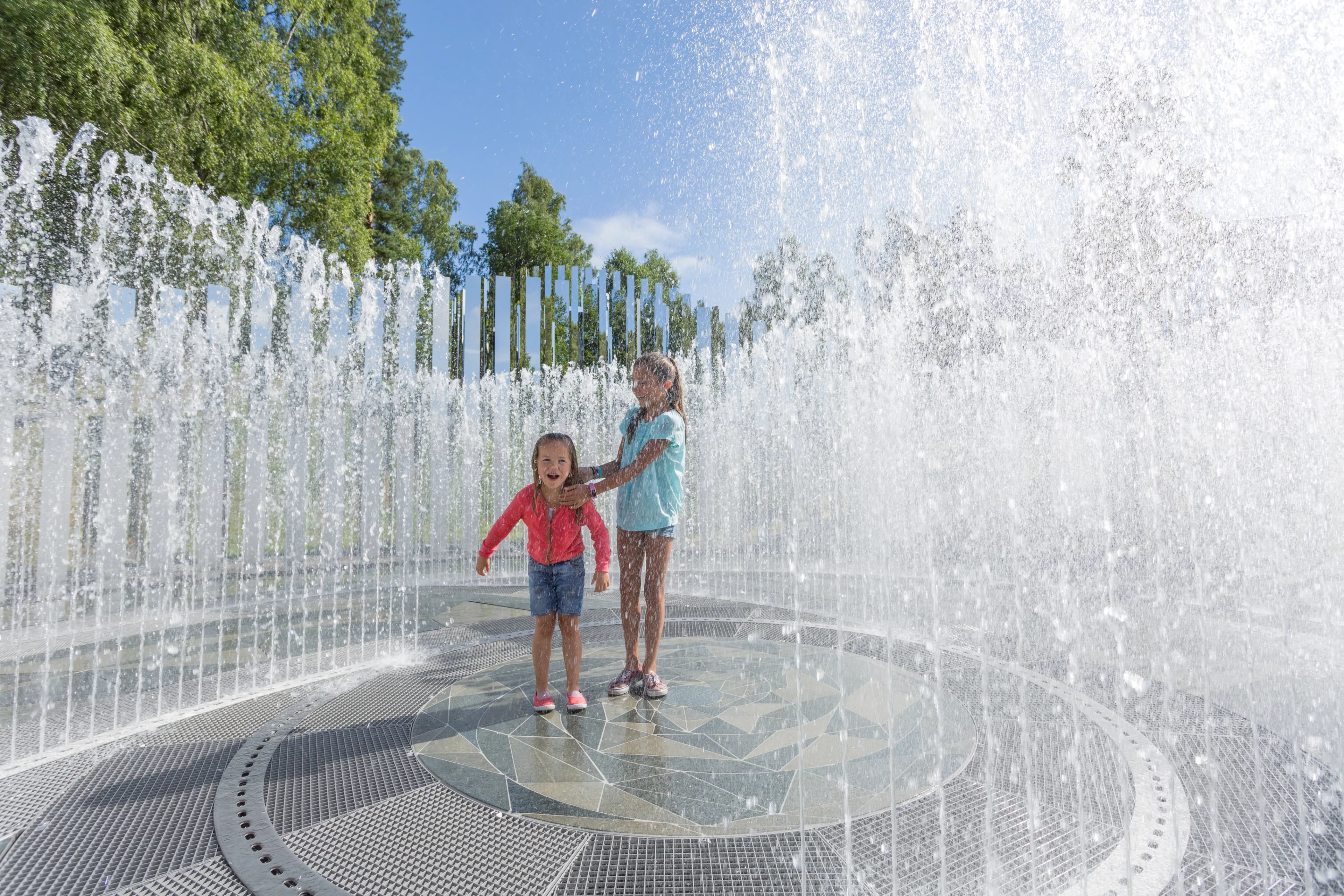 Path to Silence av Jeppe Hein, Kistefos Museum