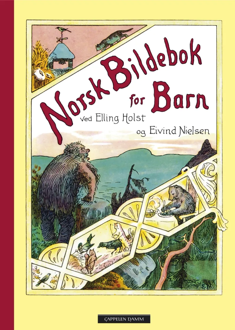 Omslag Norsk bildebok for barn av Elling Holst (Innbundet)