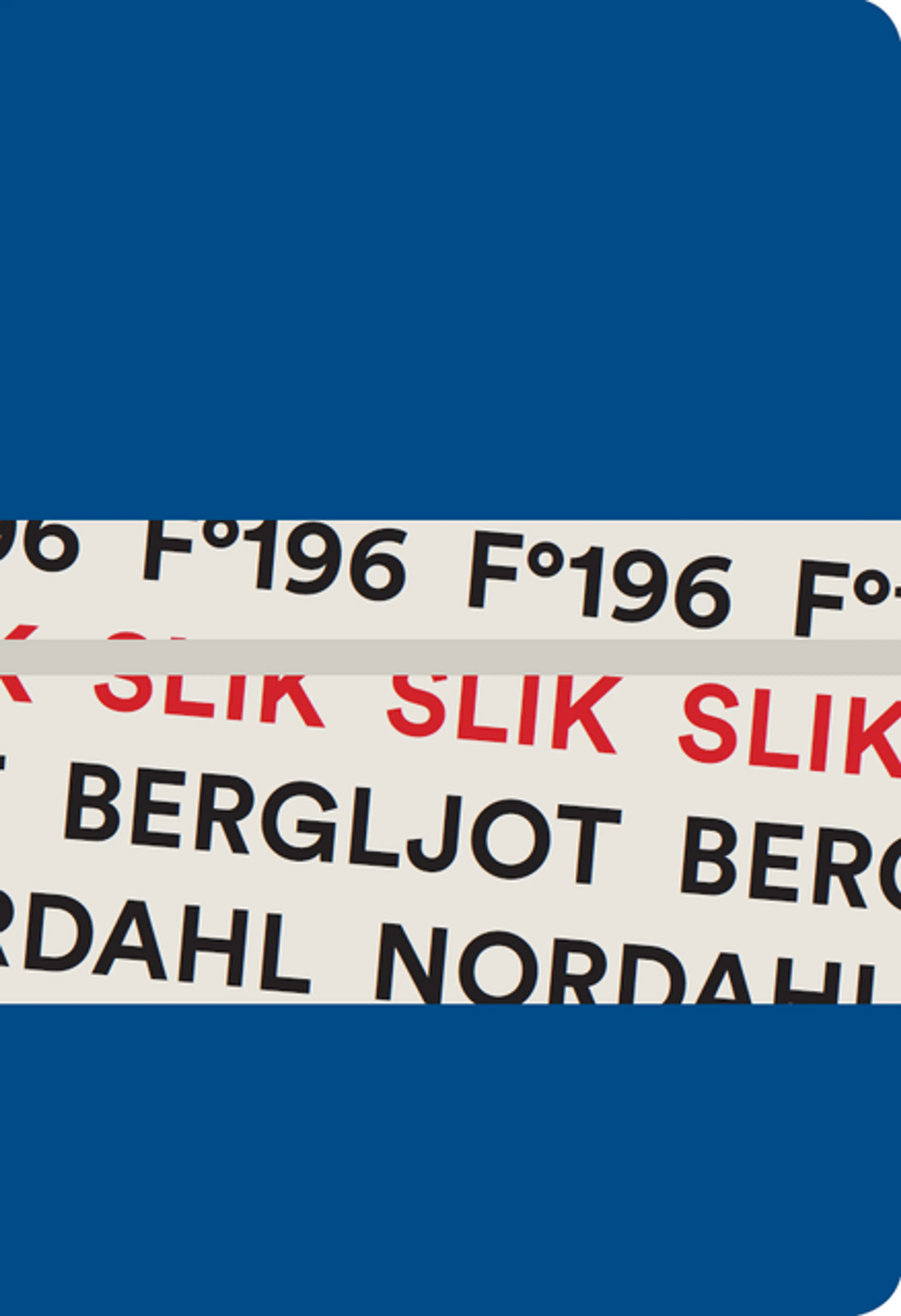 Omslag Slik av Bergljot Nordal (Heftet)