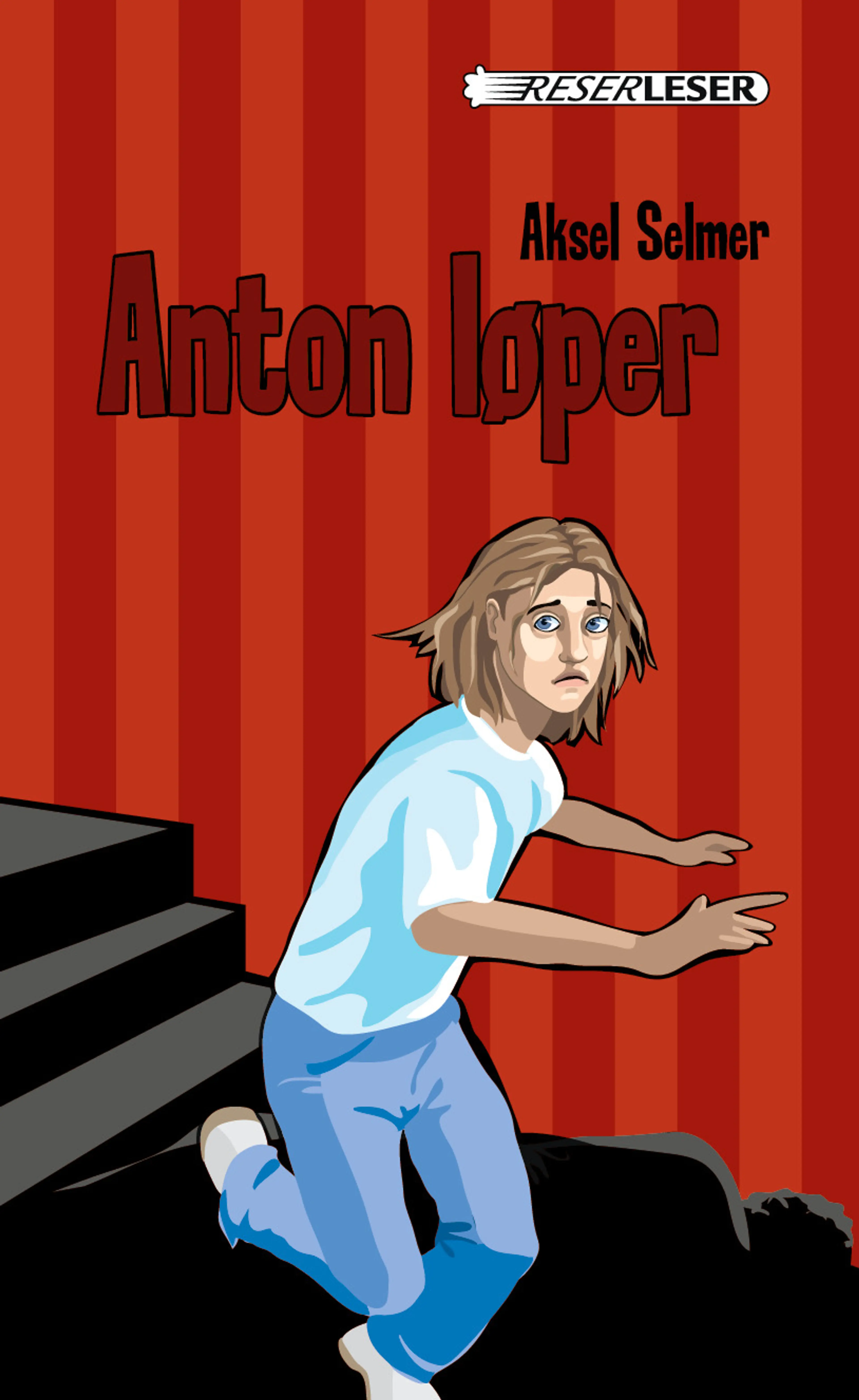 Omslag Anton løper av Aksel Selmer (Innbundet)