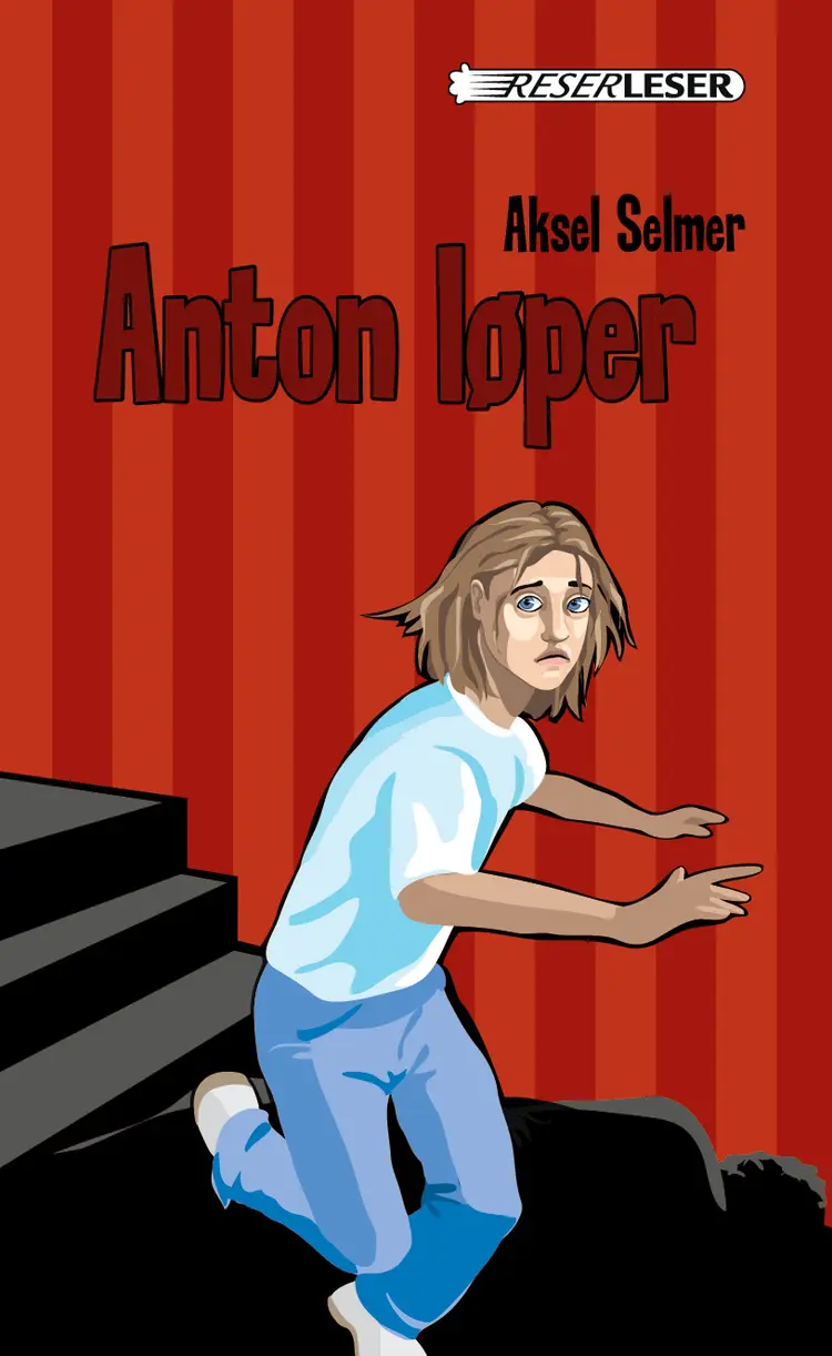 Omslag Anton løper av Aksel Selmer (Innbundet)