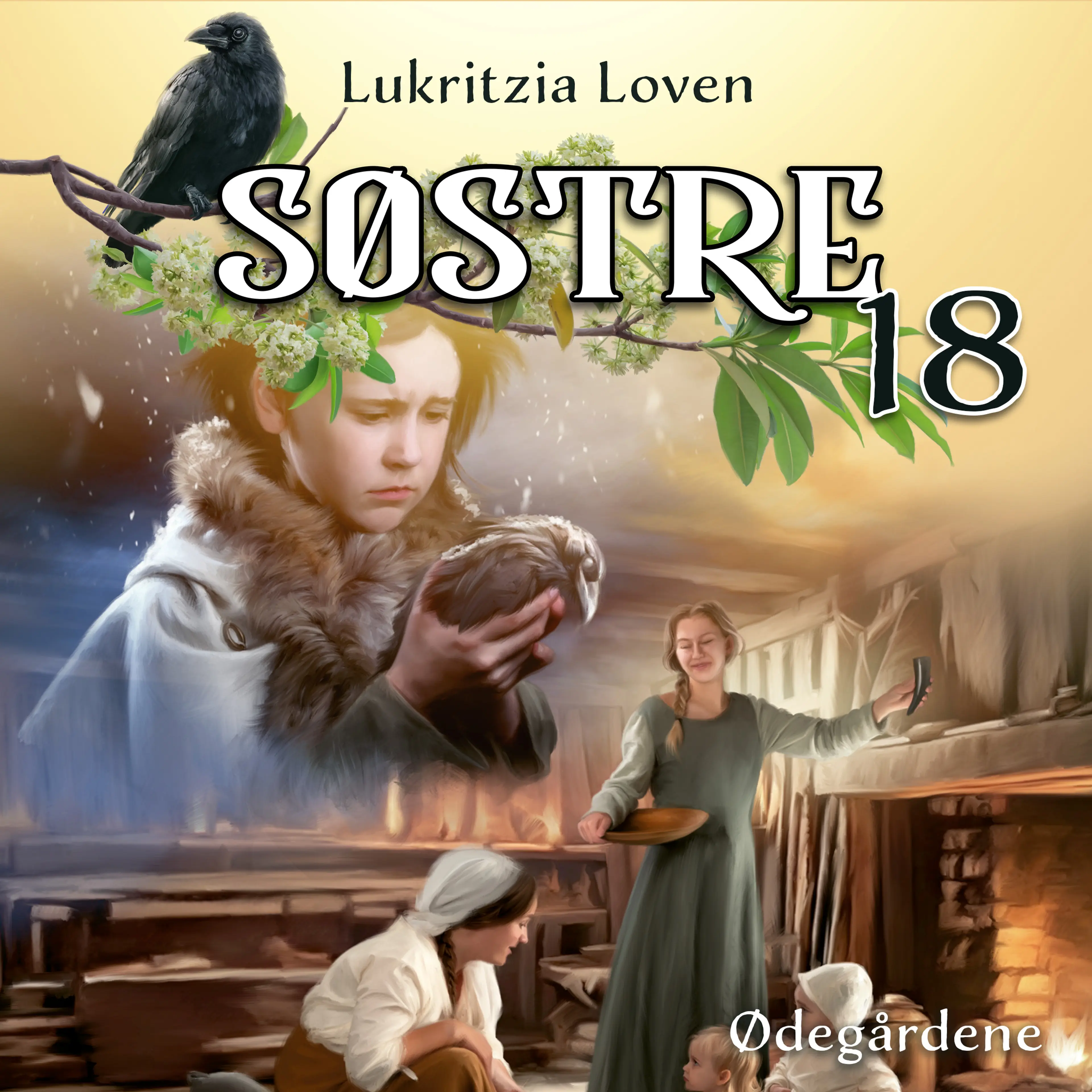 Omslag Ødegårdene av Lukritzia Loven (Lydbok)