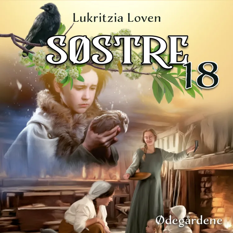 Omslag Ødegårdene av Lukritzia Loven (Lydbok)