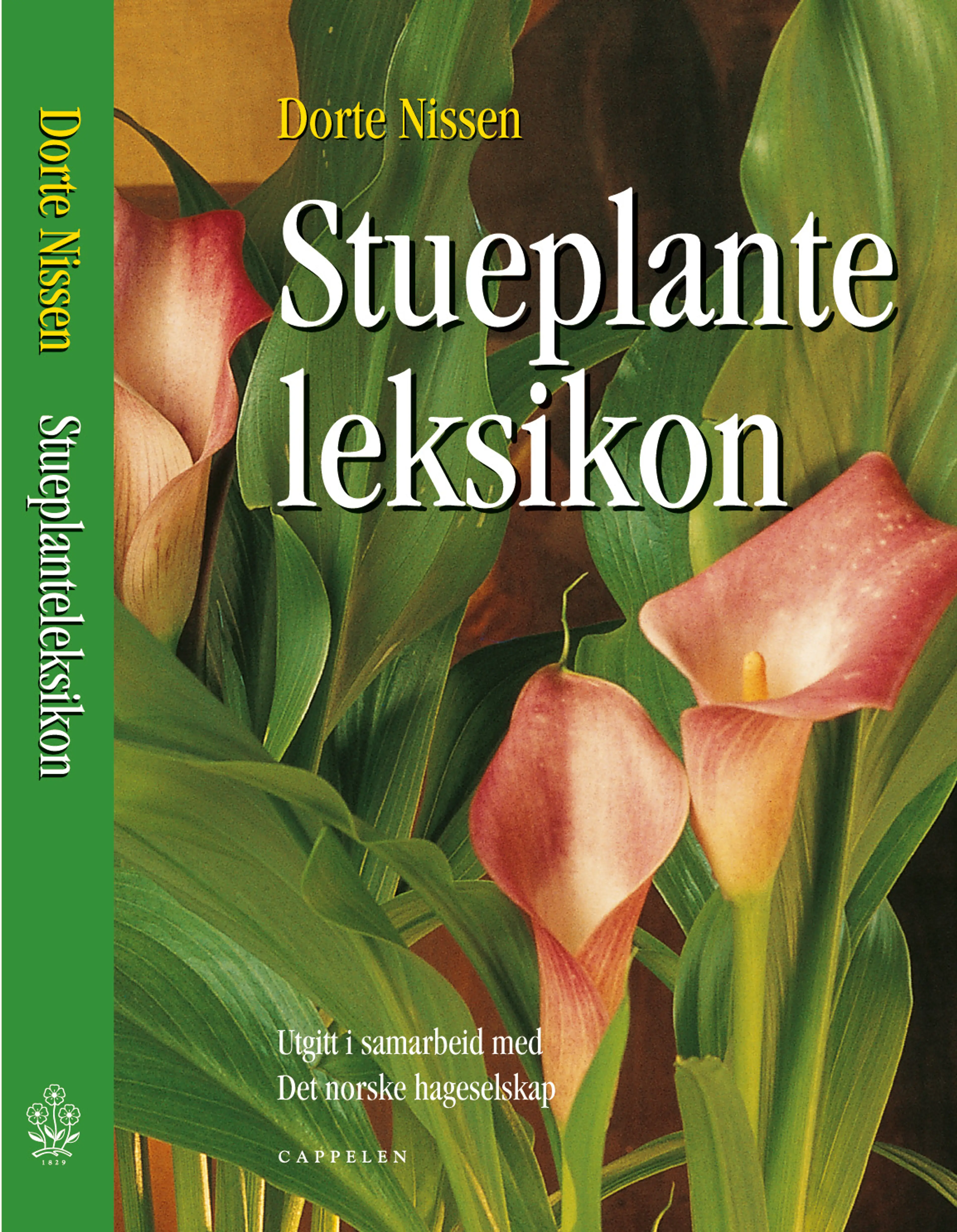 Omslag Stueplanteleksikon av Dorthe Nissen (Innbundet)