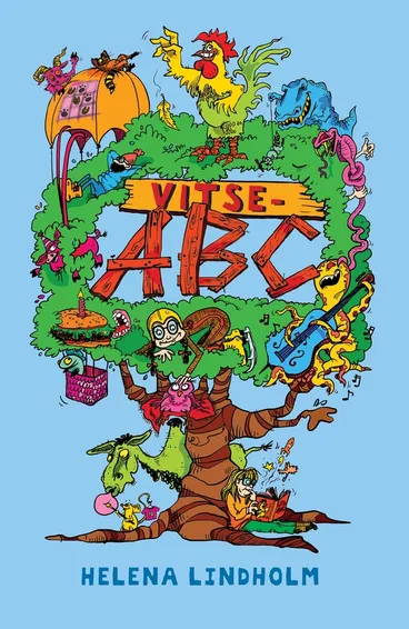 Omslag Vitse-ABC av Helena Lindholm (Innbundet)