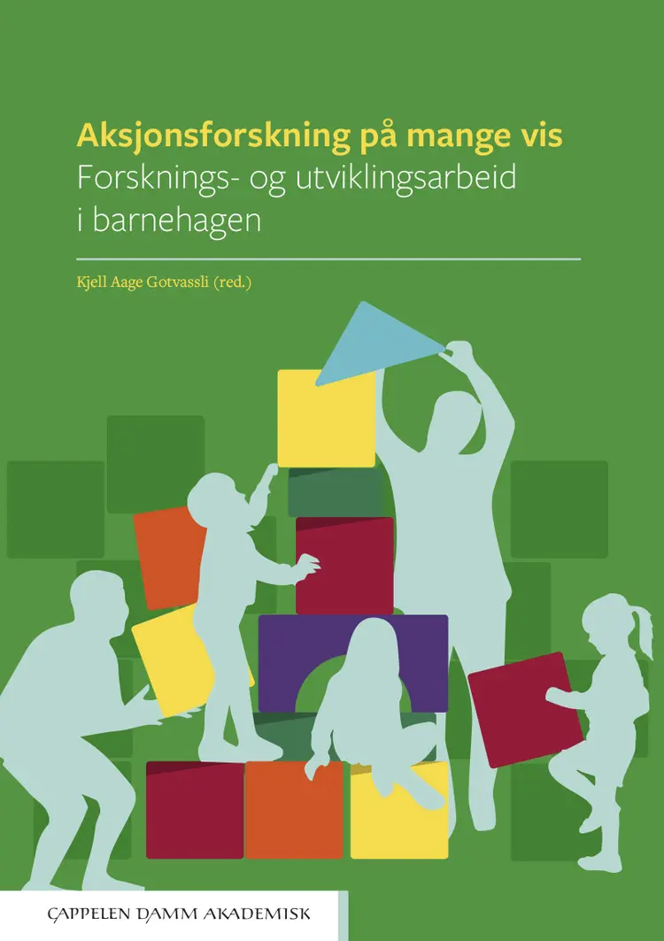 Omslag Aksjonsforskning på mange vis av Kjell Aage Gotvassli (red.) (Heftet)