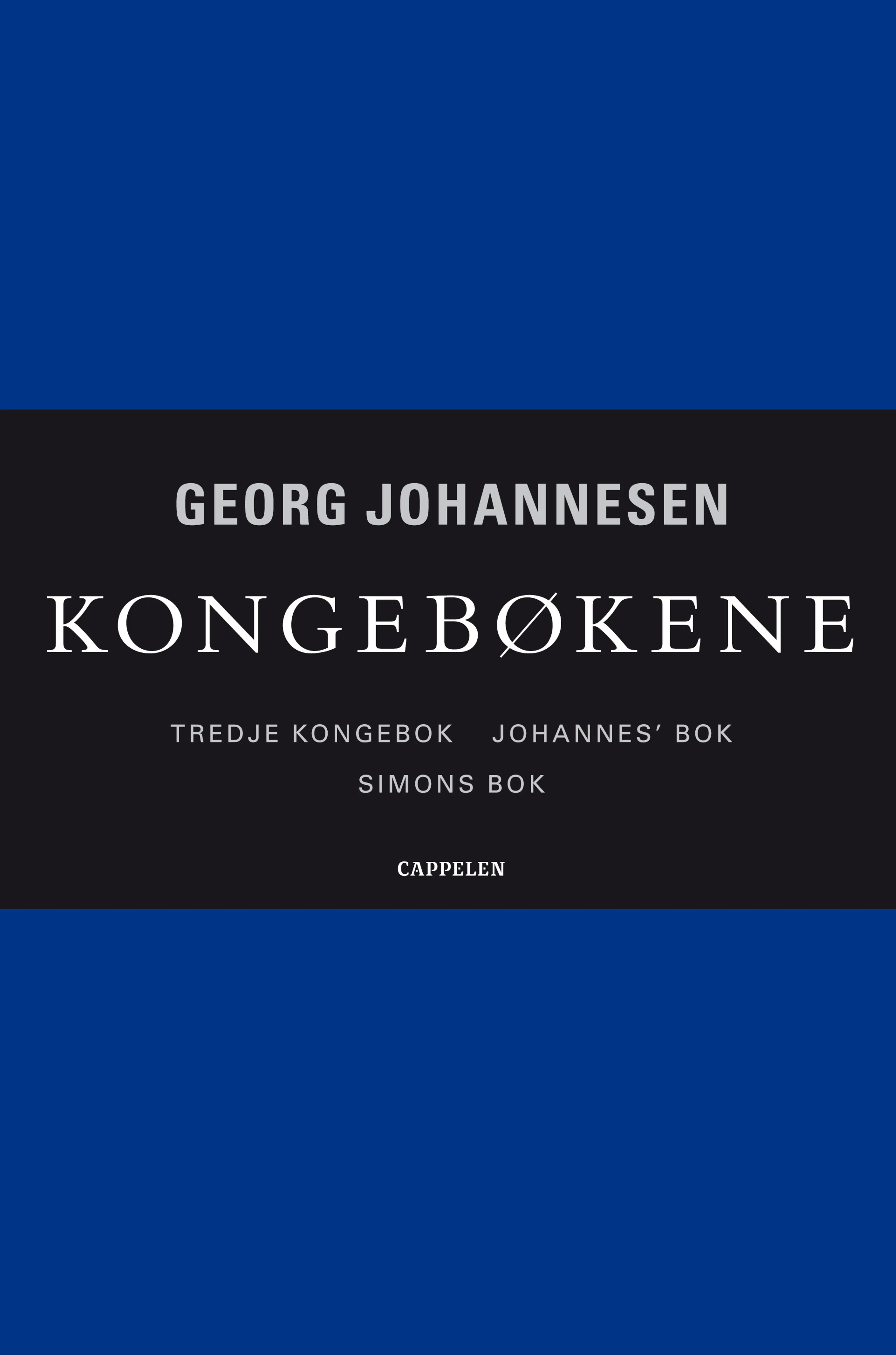 Omslag Kongebøkene av Georg Johannesen (Innbundet)