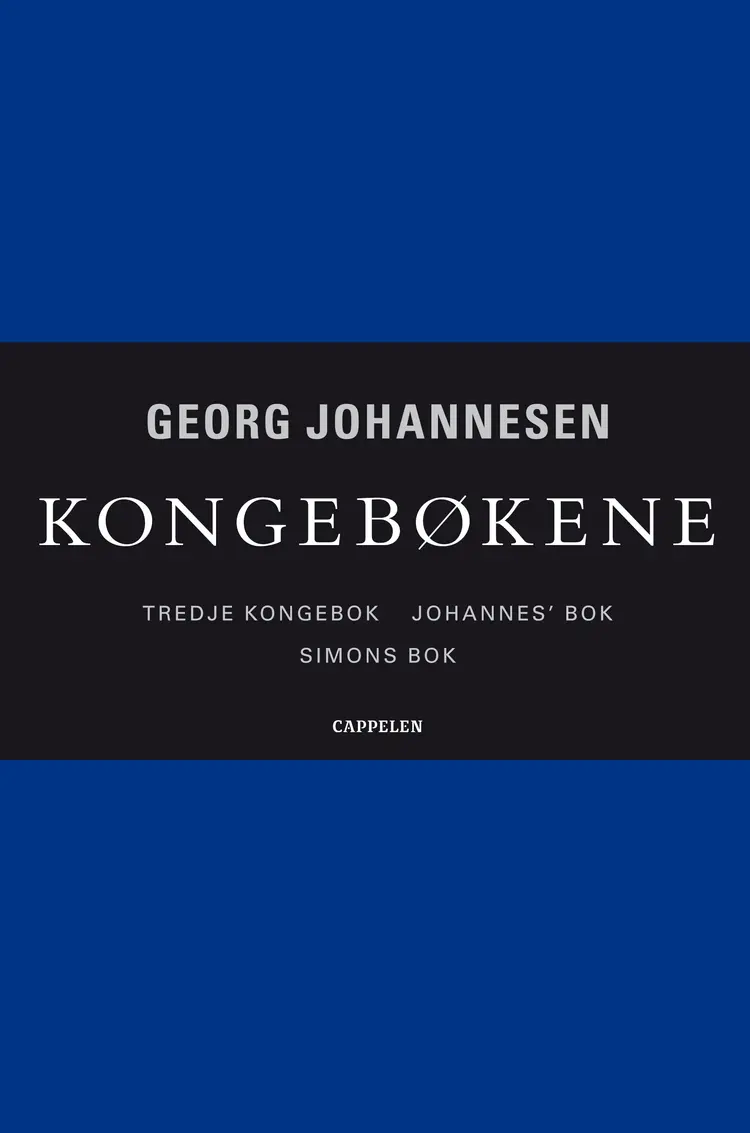 Omslag Kongebøkene av Georg Johannesen (Innbundet)