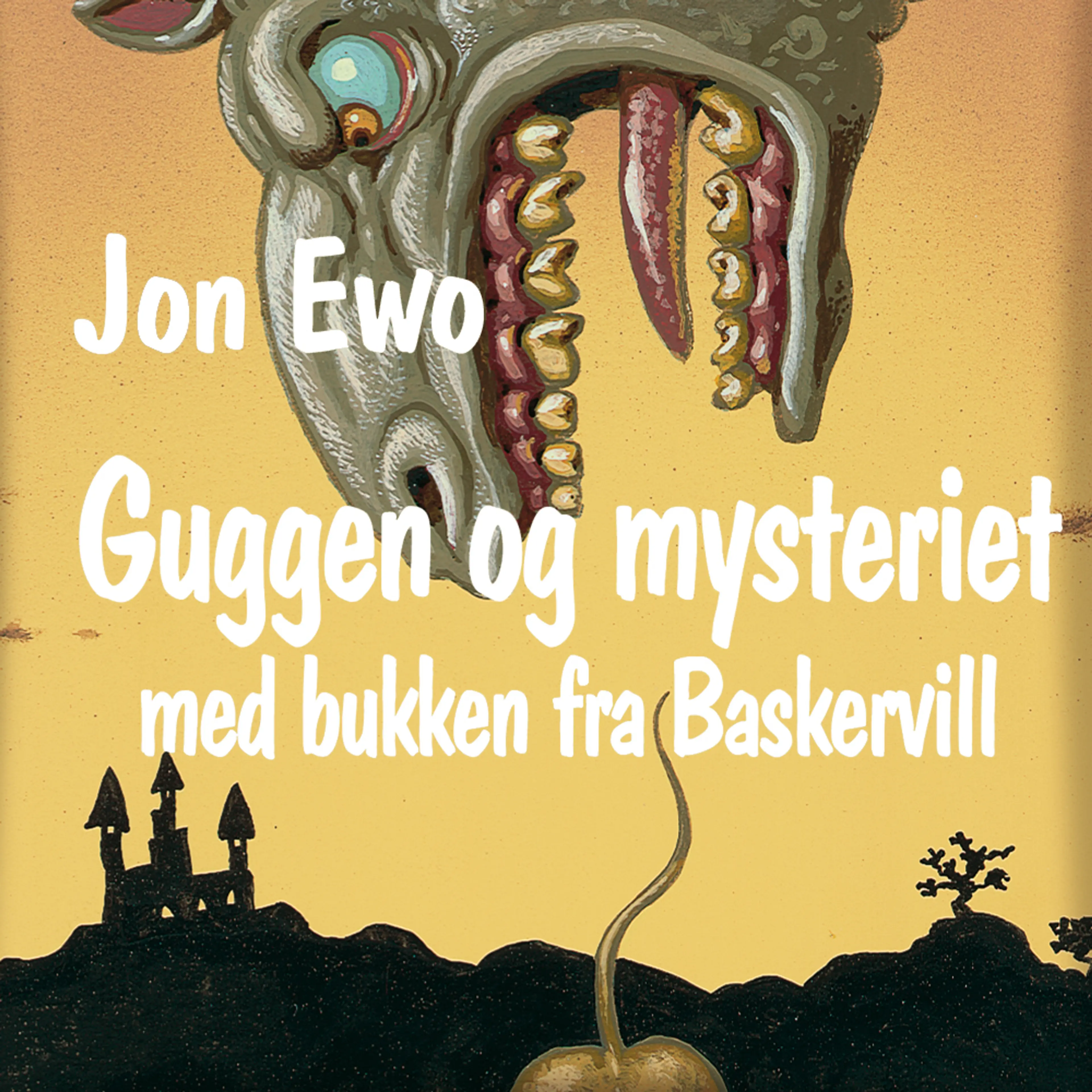Omslag Guggen og mysteriet med bukken fra Baskervill av Jon Ewo (Lydbok)
