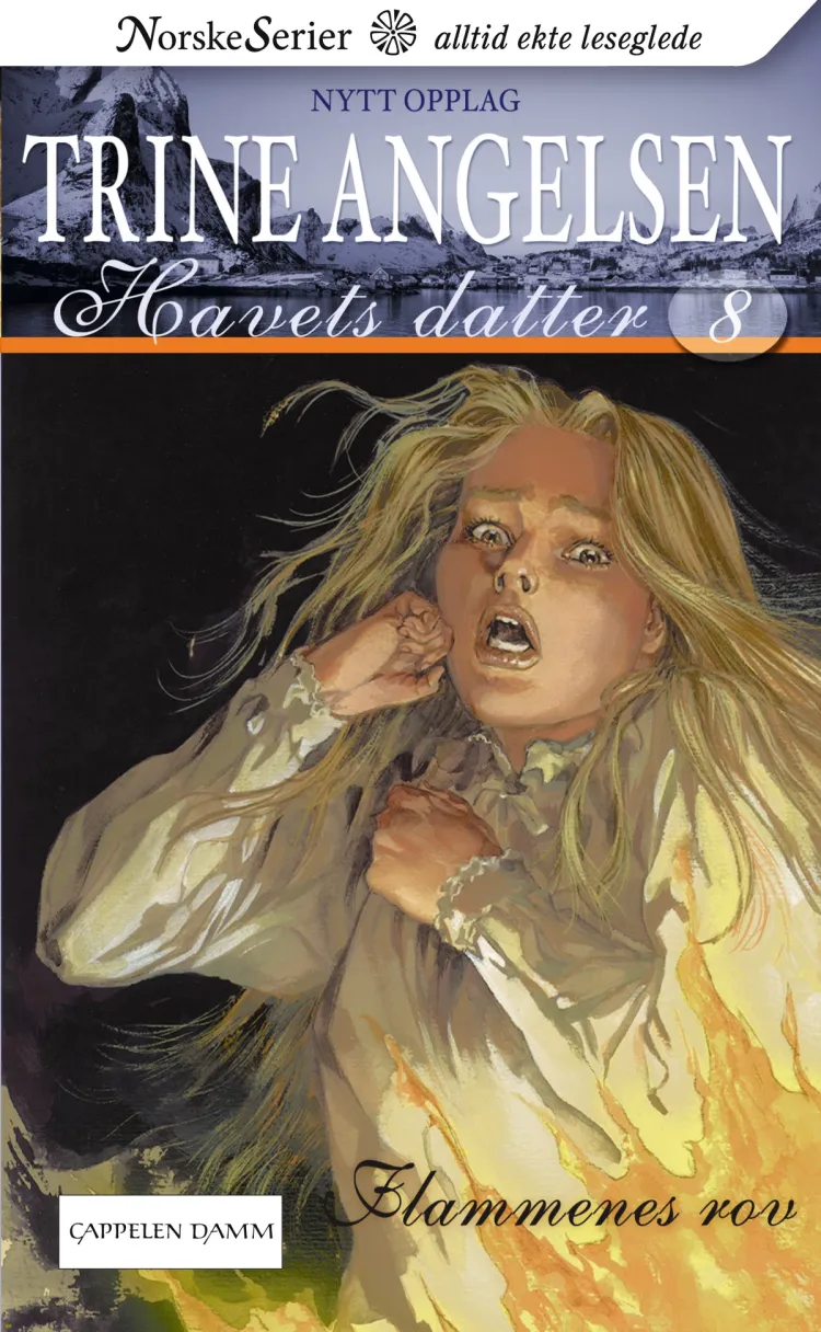 Omslag Flammenes rov av Trine Angelsen (Ebok)