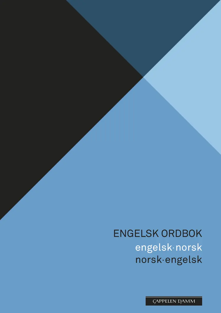 Omslag Engelsk ordbok av Herbert Svenkerud og Anne Helene Aarflot (Innbundet)