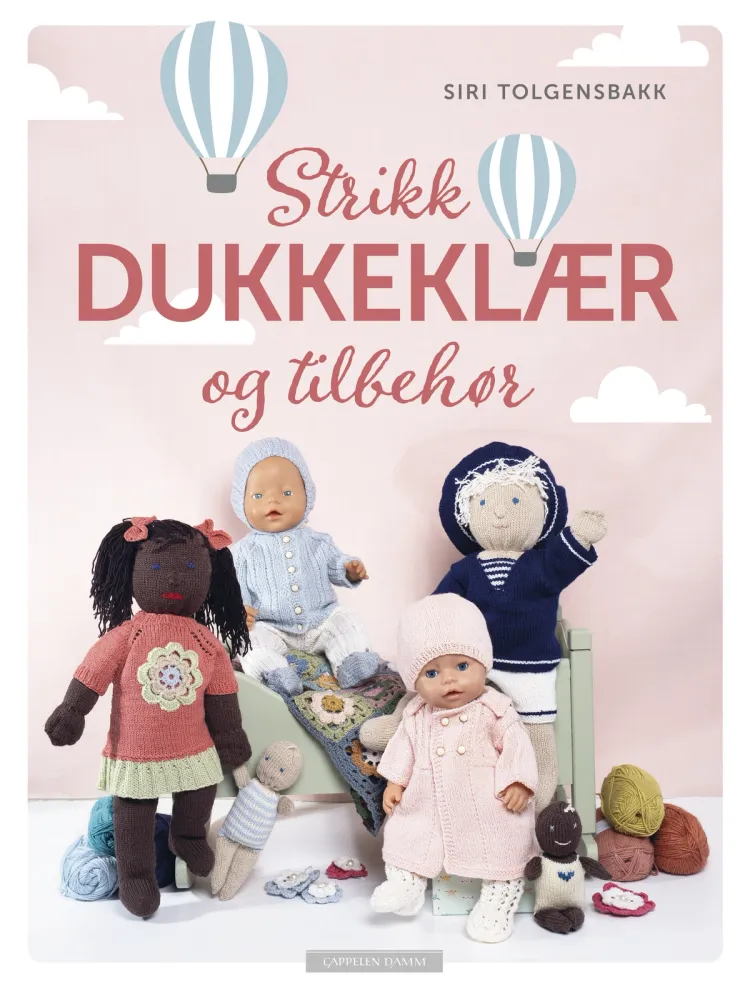 Omslag Strikk dukkeklær og tilbehør av Siri Tolgensbakk (Innbundet)