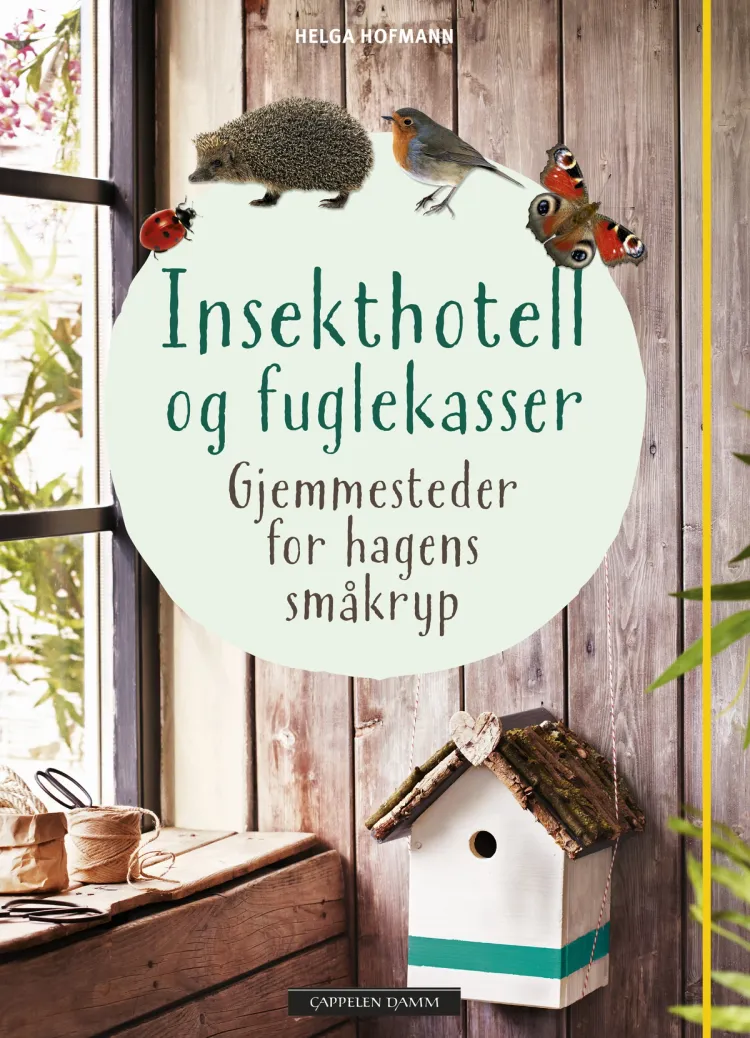 Omslag Insekthotell og fuglekasser av Helga Hofmann (Heftet)