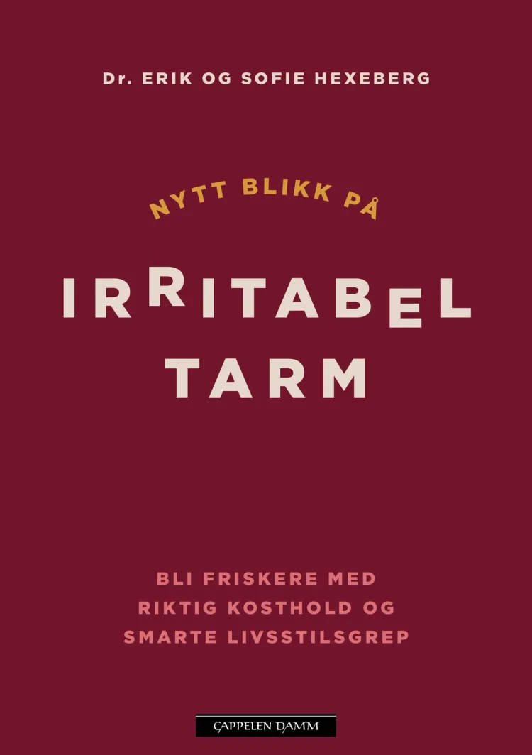 Omslag Nytt blikk på irritabel tarm av Sofie Hexeberg og Erik Hexeberg (Ebok)