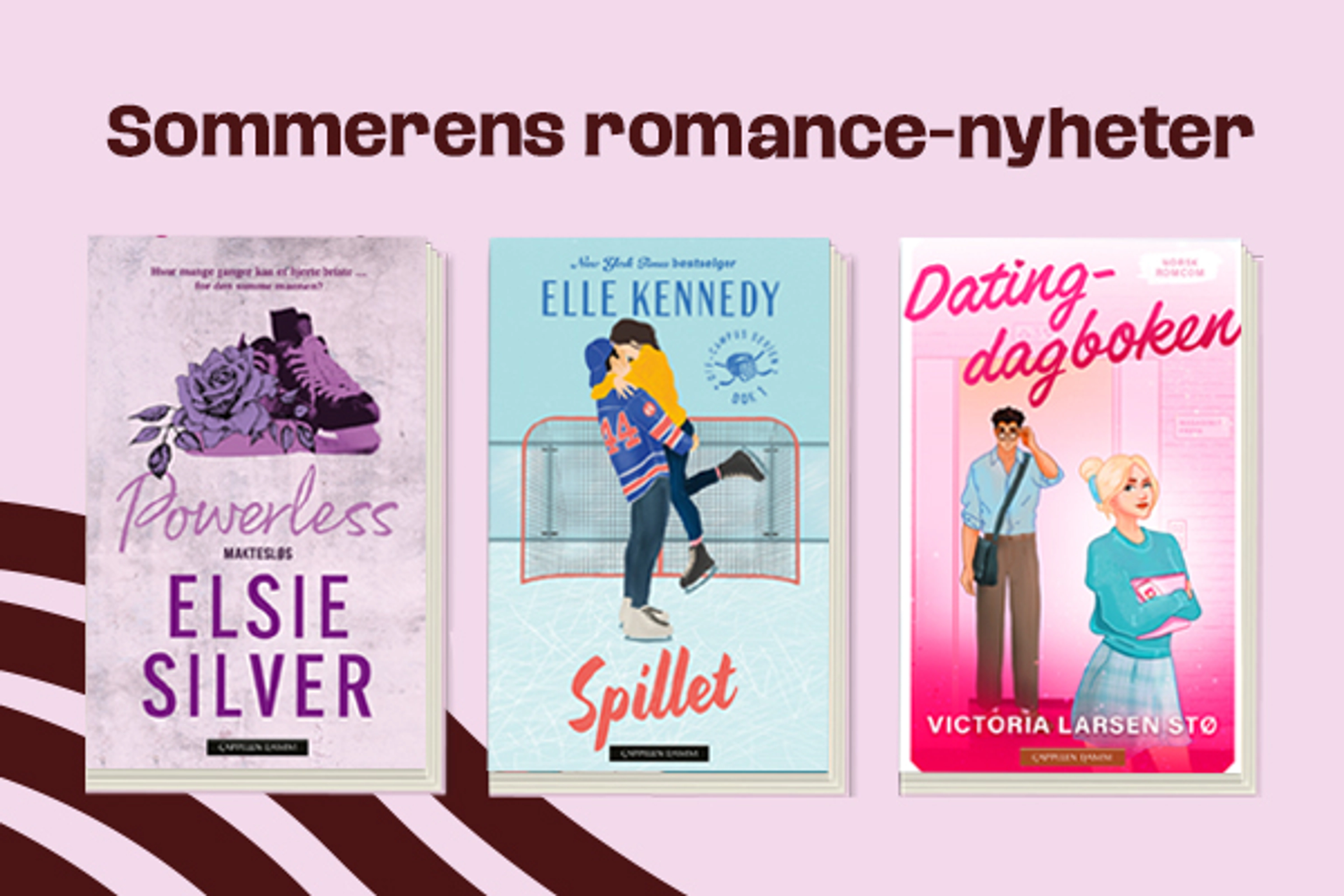 Sommerens romance-nyheter: Elsie Silver, Elle Kennedy og Victoria Larsen Stø