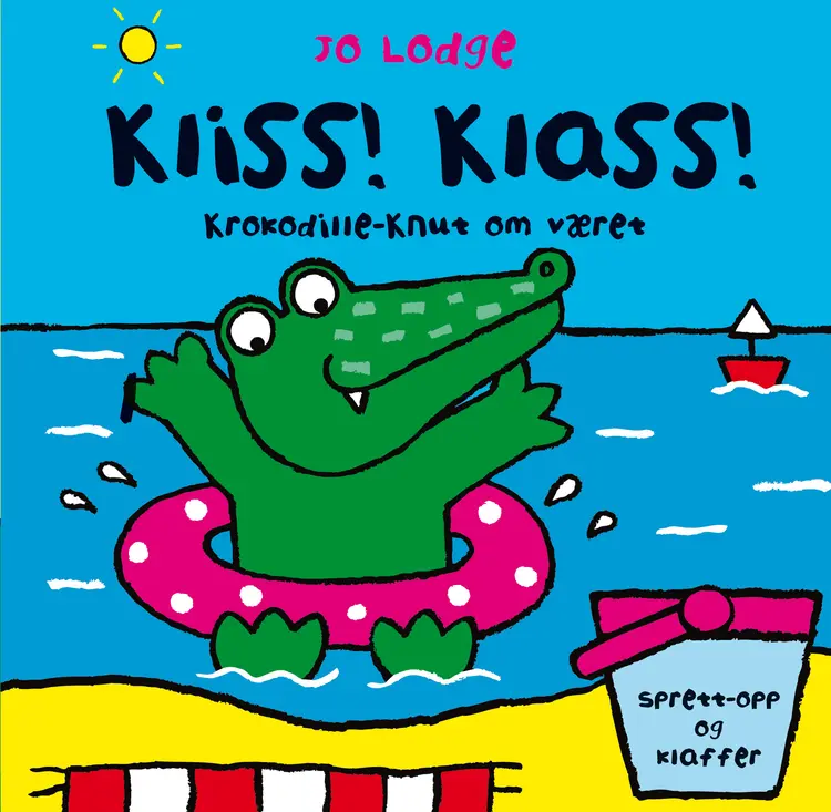 Omslag Krokodille-Knut - Kliss! Klass! av Jo Lodge (Innbundet)