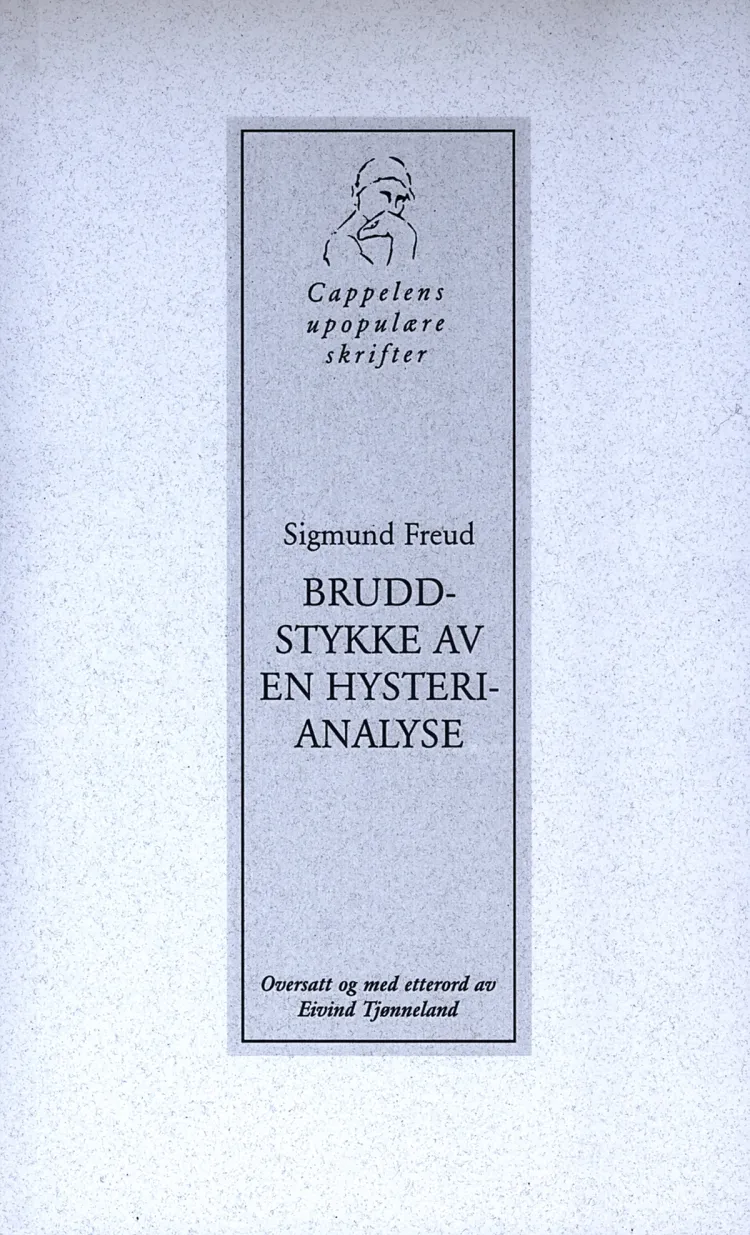 Omslag Bruddstykke av en hysterianalyse av Sigmund Freud (Heftet)