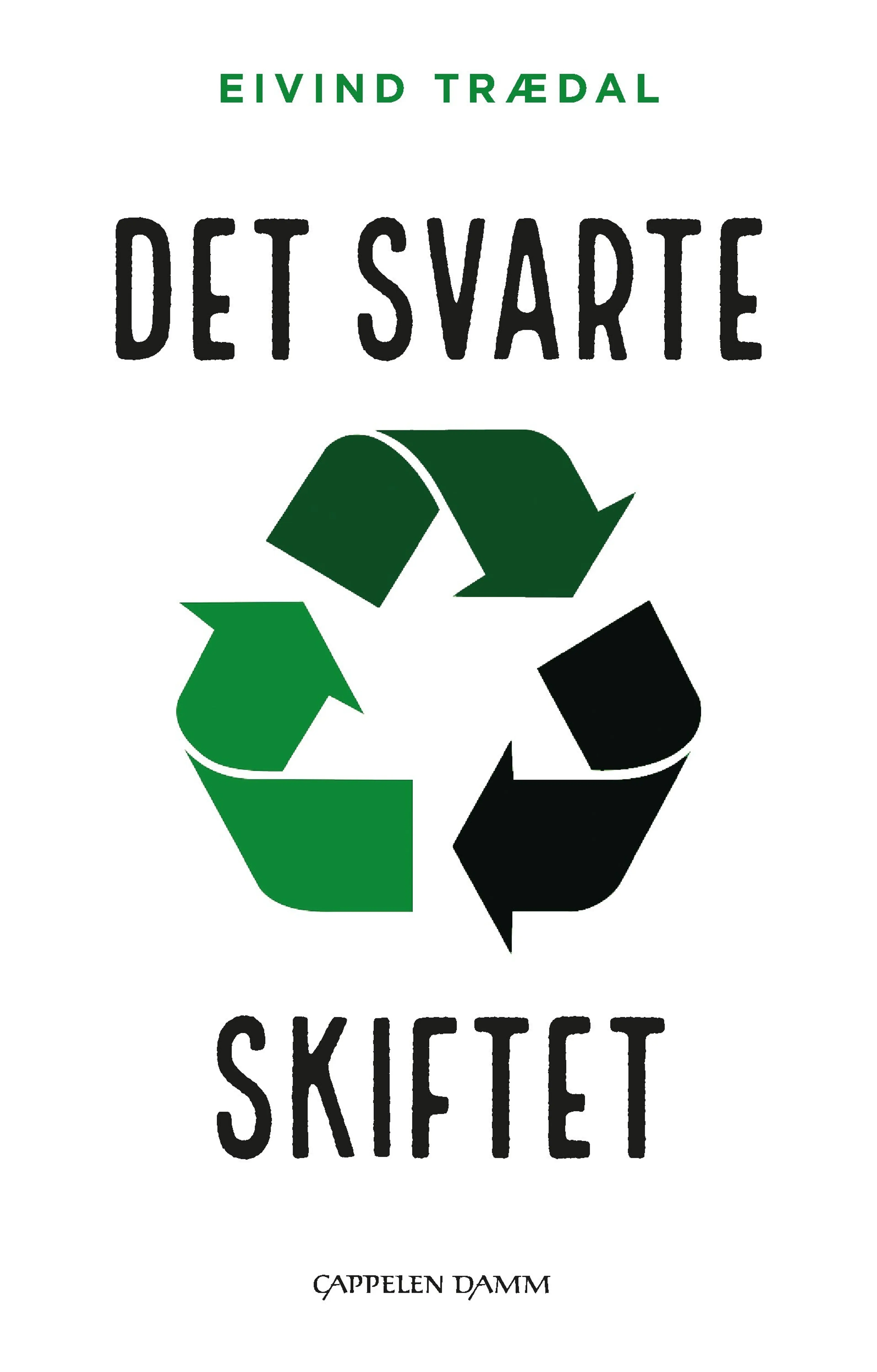 Omslag Det svarte skiftet av Eivind Trædal (Heftet)