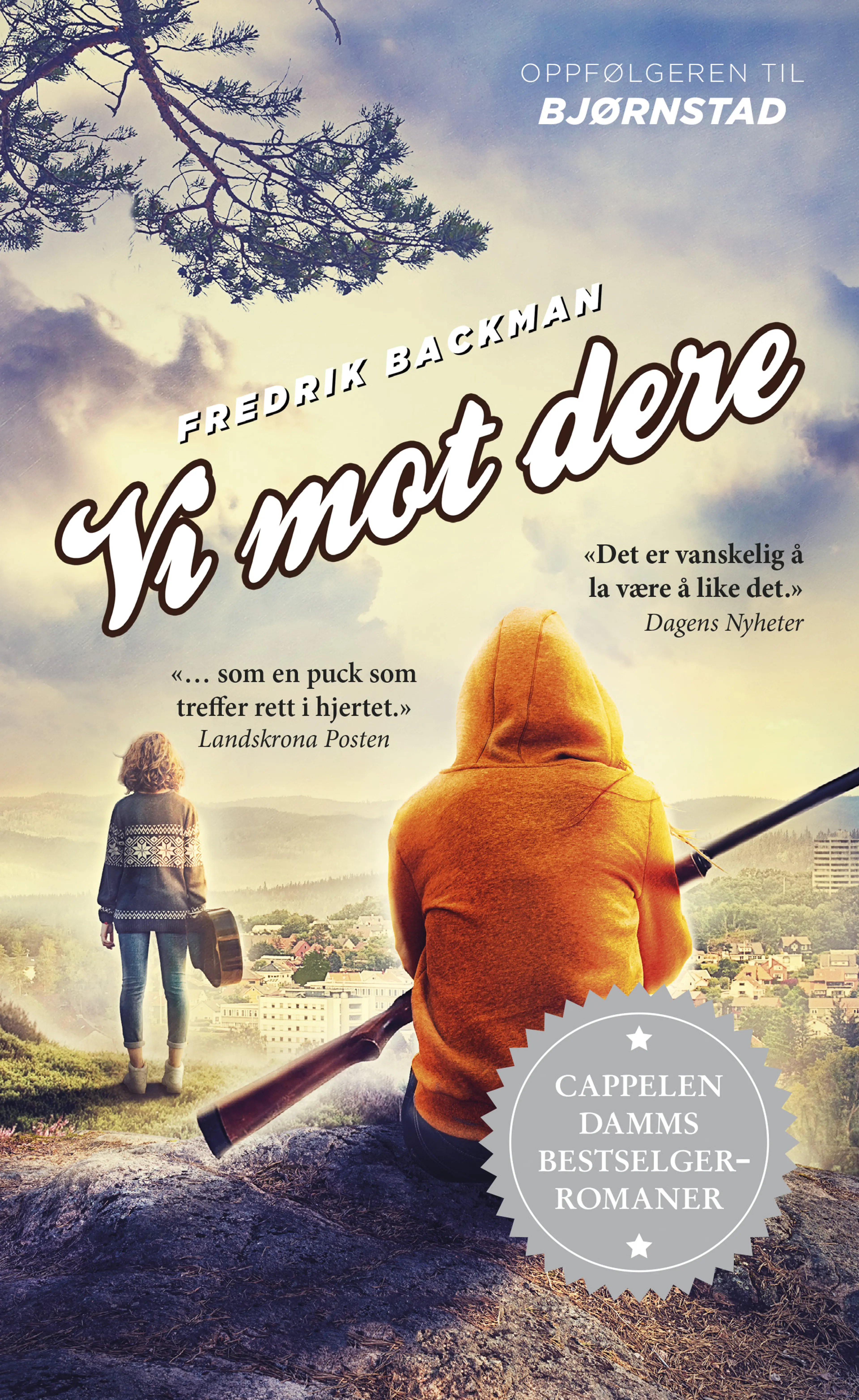 Omslag Vi mot dere av Fredrik Backman (Ebok)