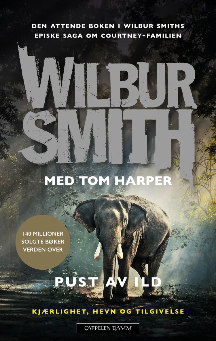 Omslag Pust av ild av Wilbur Smith (Innbundet)