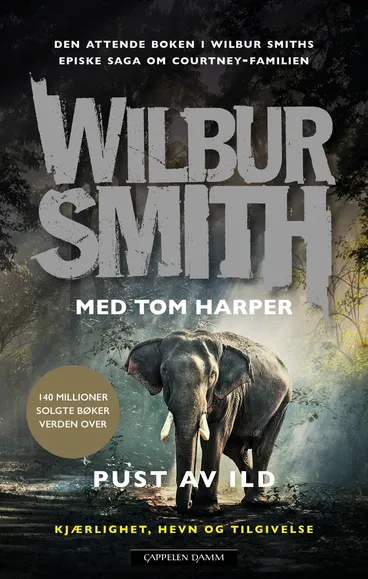Omslag Pust av ild av Wilbur Smith (Innbundet)