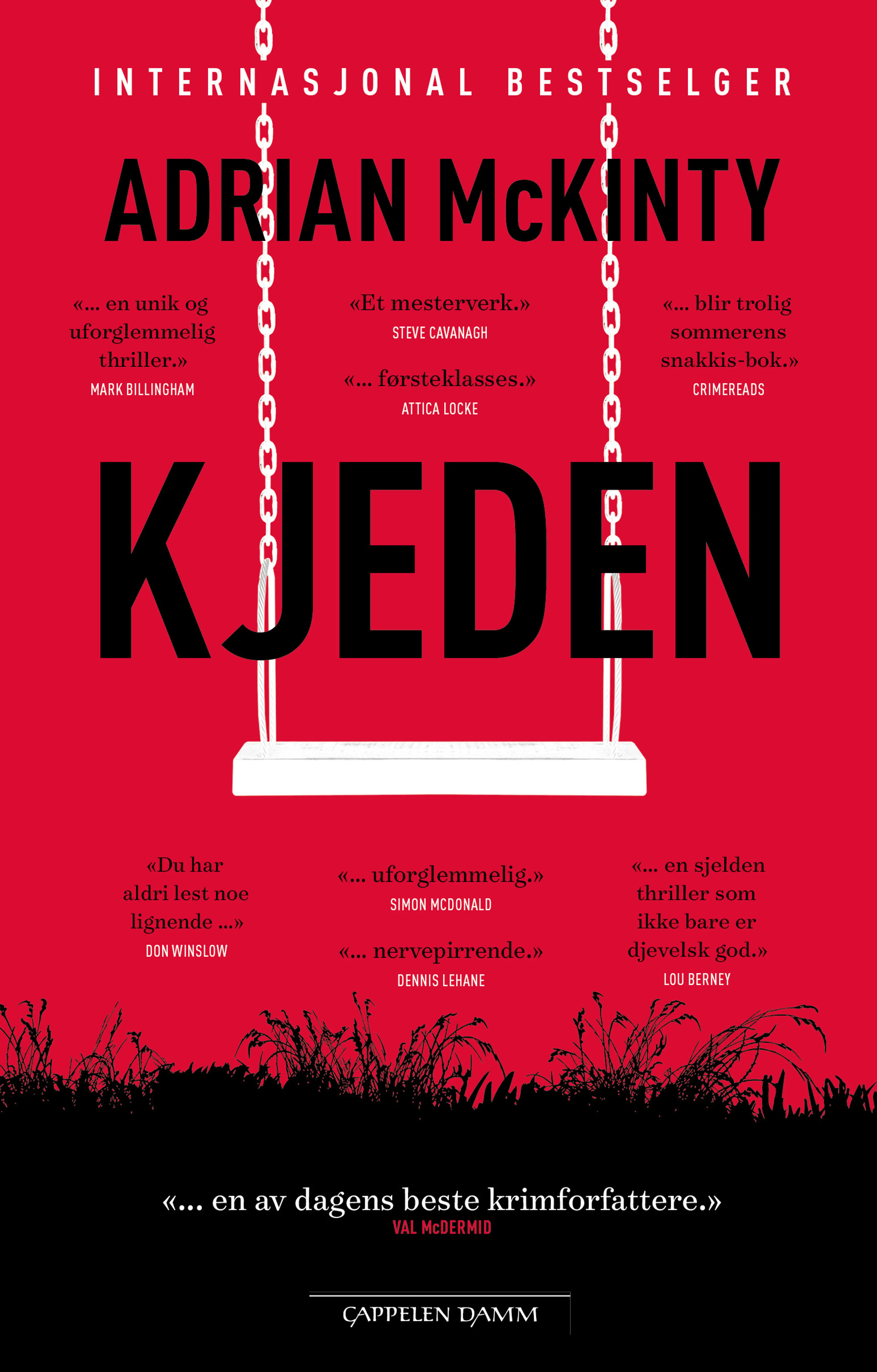 Omslag Kjeden av Adrian McKinty (Innbundet)