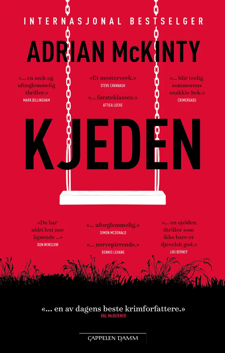 Omslag Kjeden av Adrian McKinty (Innbundet)