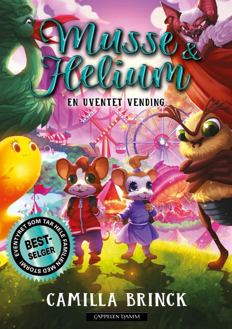 Omslag Musse & Helium 7 - En uventet vending av Camilla Brinck (Innbundet)