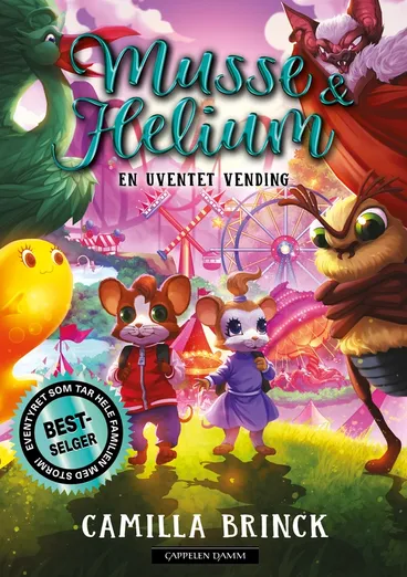 Omslag Musse & Helium 7 - En uventet vending av Camilla Brinck (Innbundet)