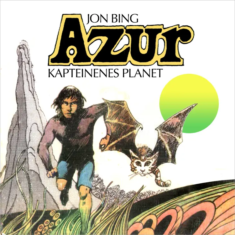 Omslag Azur - kapteinenes planet av Jon Bing (Lydbok)