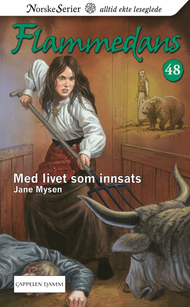 Omslag Med livet som innsats av Jane Mysen (Ebok)