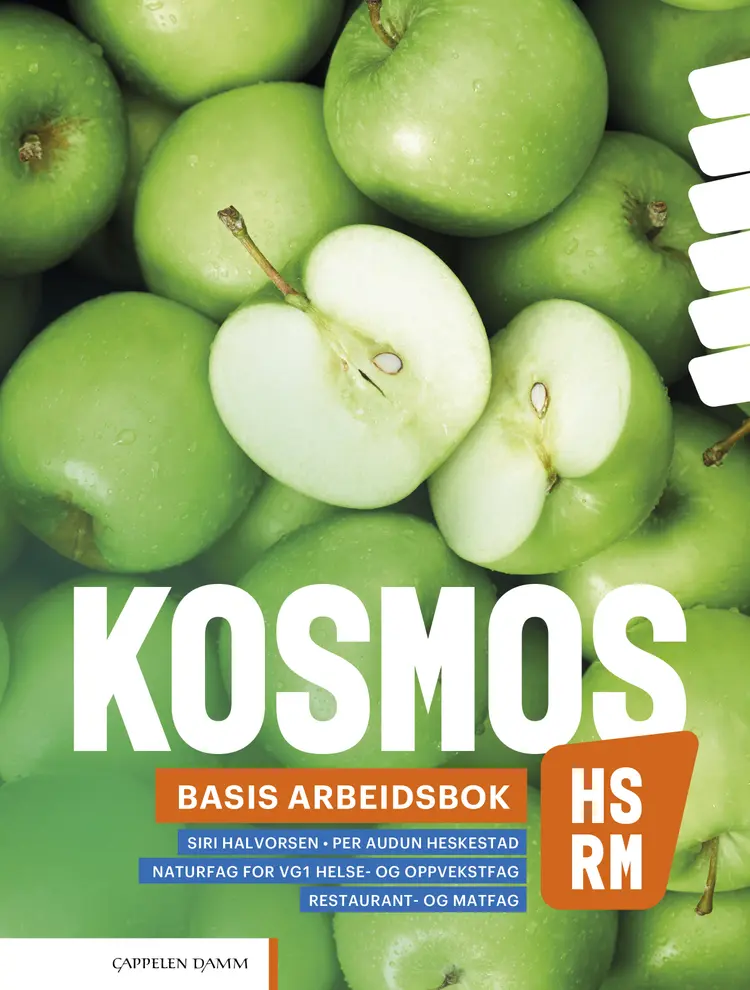 Omslag Kosmos HS, RM Basis Arbeidsbok (2023) av Siri Halvorsen og Per Audun Heskestad (Heftet)