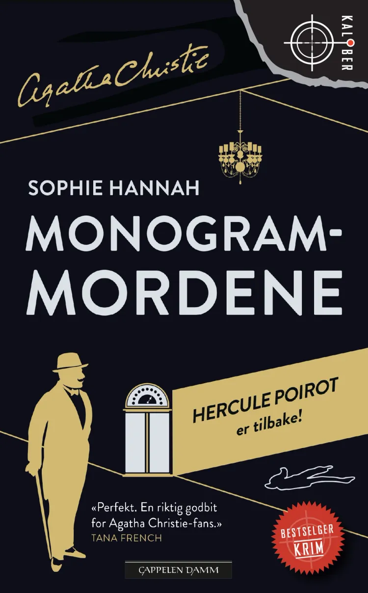 Omslag Monogram-mordene av Sophie Hannah (Heftet)