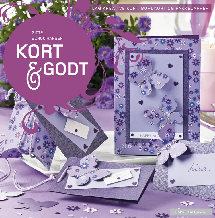 Omslag Kort og godt av Gitte Schou Hansen (Innbundet)