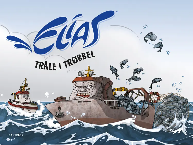 Omslag Elias - Tråle i trøbbel av Filmkameratene A/S (Innbundet)
