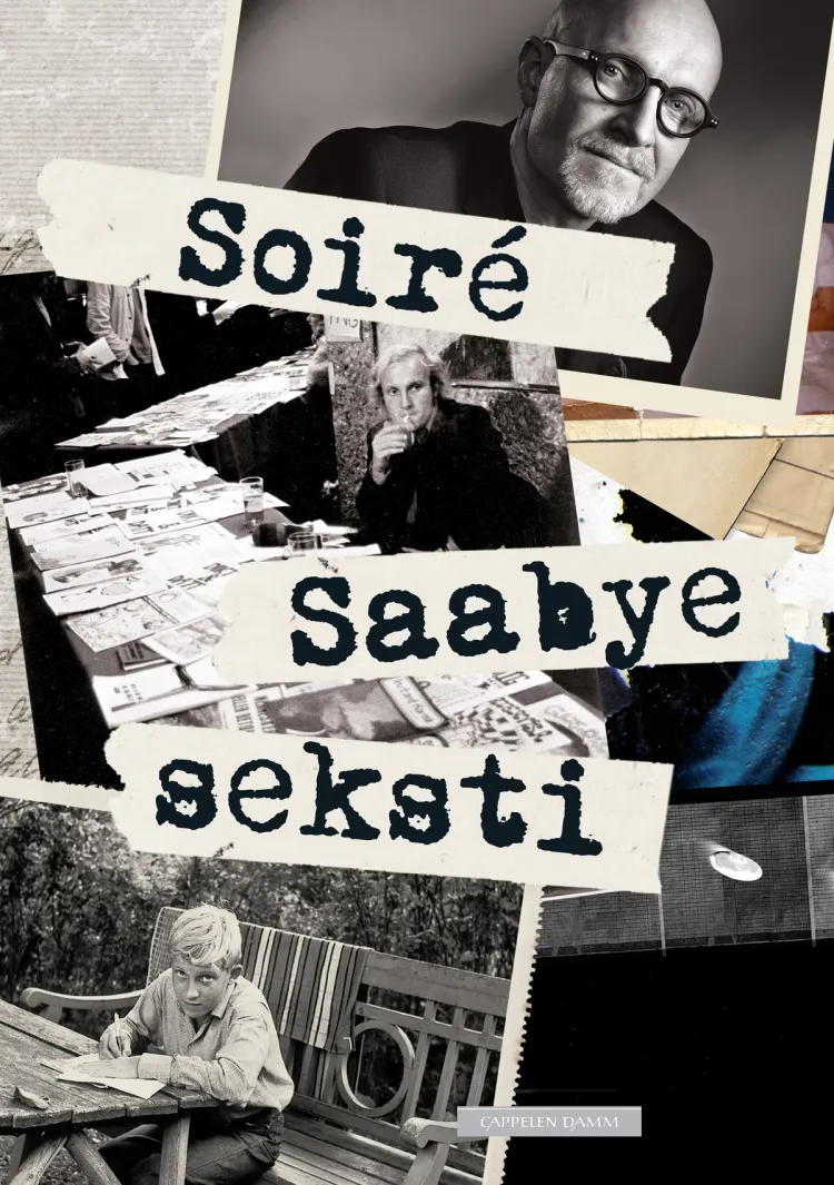 Omslag SOIRÉ     Saabye seksti av Tom Stalsberg (Innbundet)