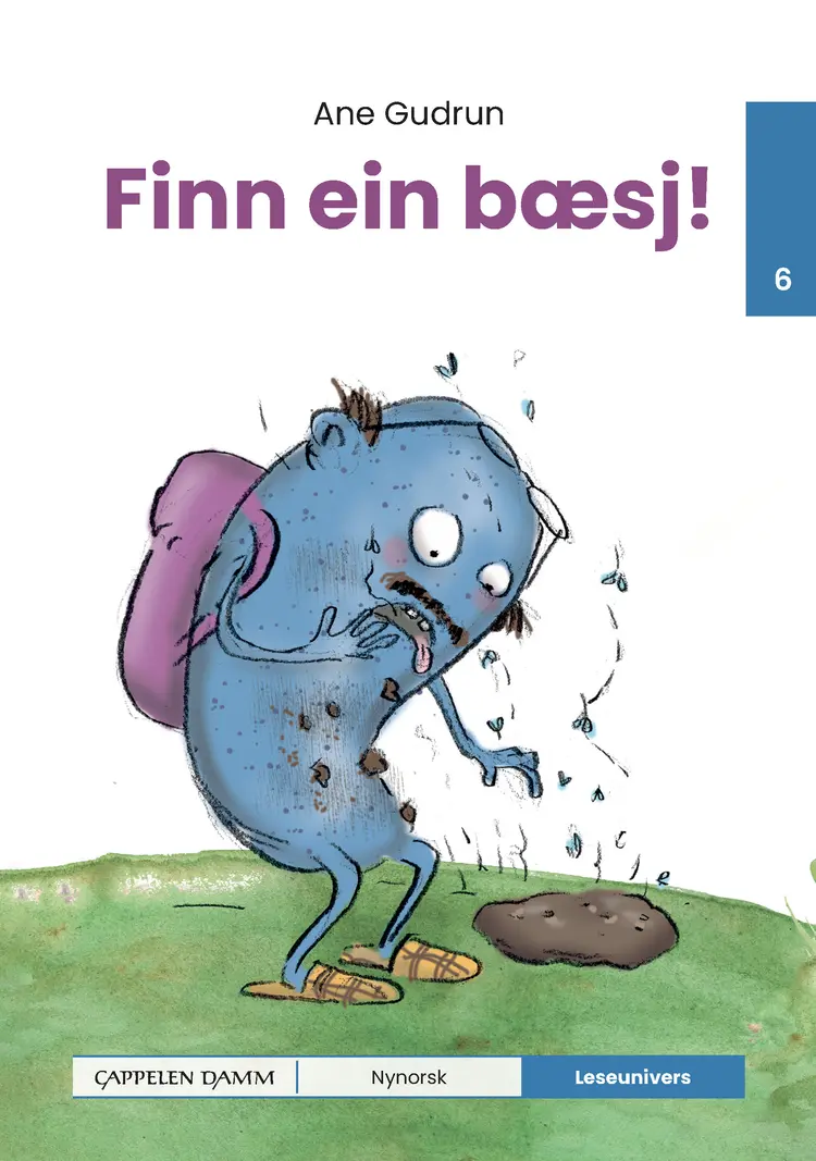 Omslag Leseunivers 6: Finn ein bæsj! av Ane Gudrun (Innbundet)