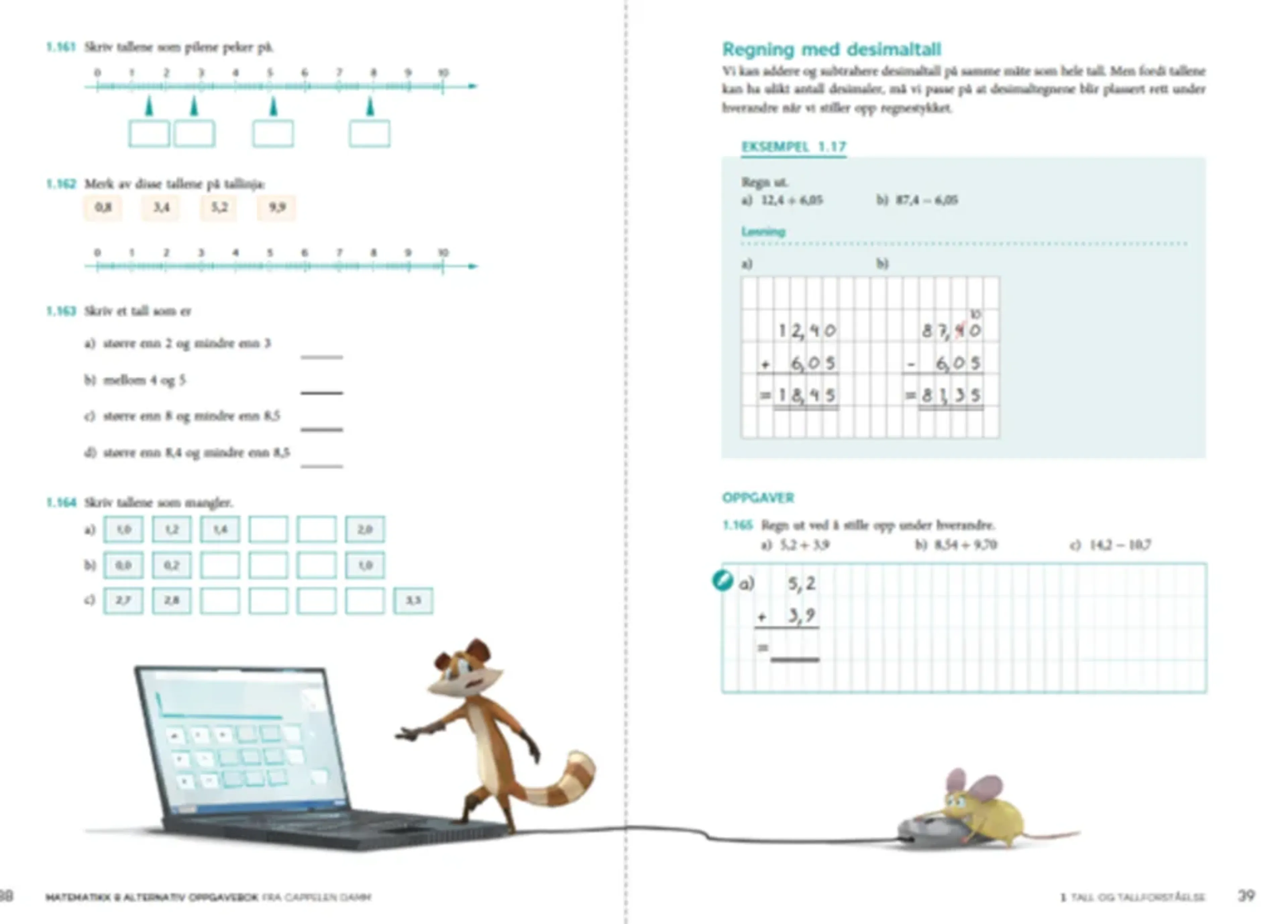 Fra Matematikk 8 Alternativ oppgavebok.
